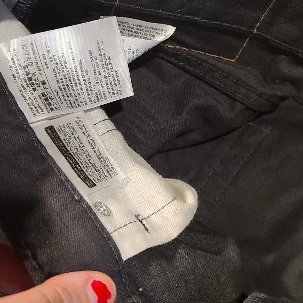Nwot men's Levi's regular fit straight stretch pants jeans size 38x32
